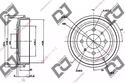 Тормозной барабан DJ PARTS купить